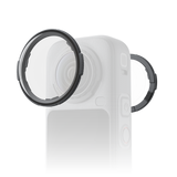 Insta360 X6 Standard Lens Guards fit illustration with camera