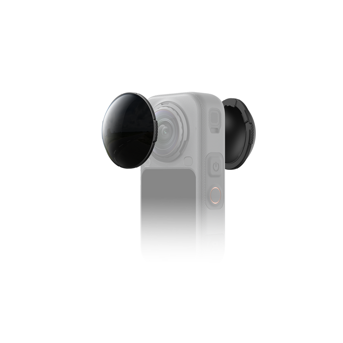 Insta360 X6 ND16 ND Filters fit illustration with camera