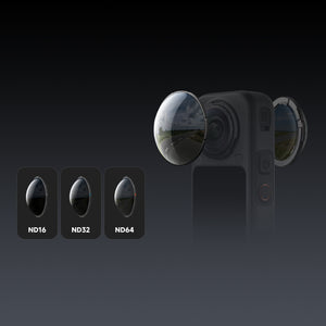 Insta360 X6 ND Filters density options comparison