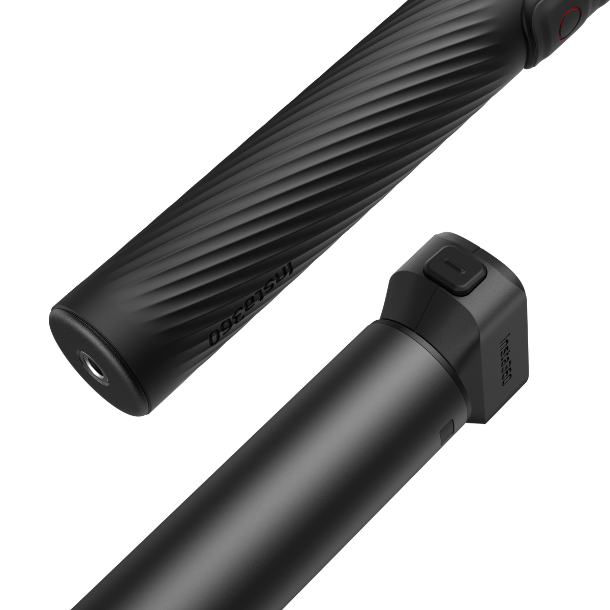 Insta360 X6 Power Selfie Stick extended length and grip details