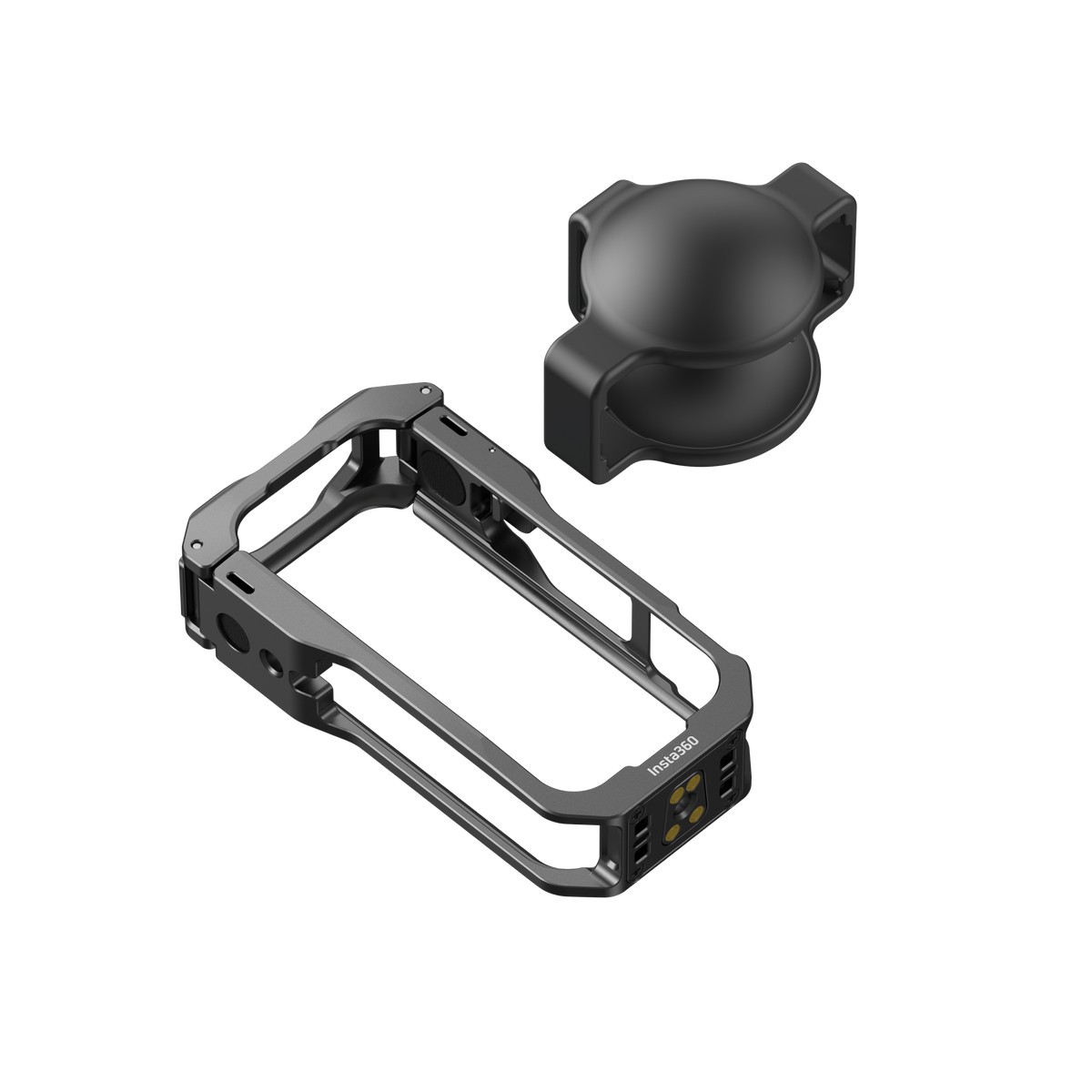 Insta360 X6 Protective Utility Frame frame and supplied lens cap