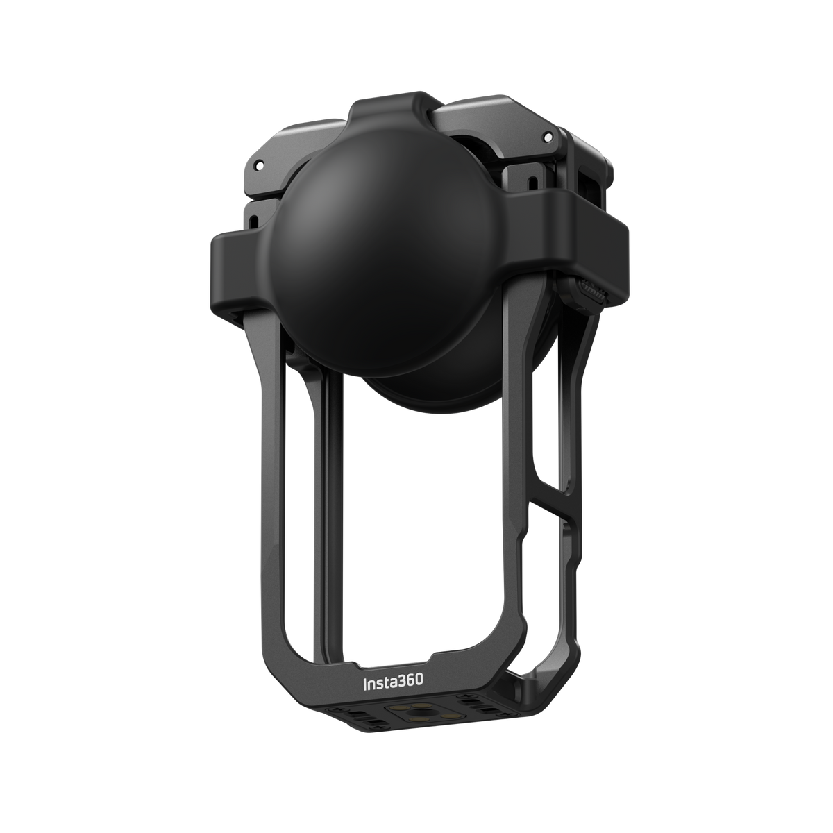 Insta360 X6 Protective Utility Frame angled rear view of the frame