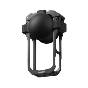 Insta360 X6 Protective Utility Frame angled rear view of the frame