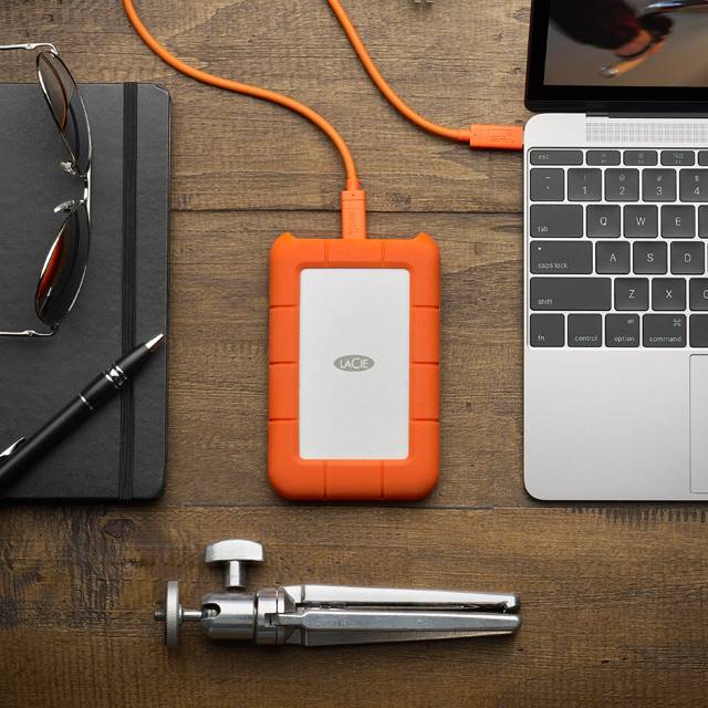 LaCie Rugged USB-C Portable Hard Drive - ACE Peripherals