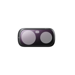 Front optical surfaces of the lighter-density filter
