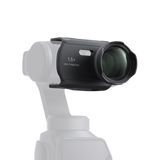 Dedicated telephoto attachment fitted to an illustrative Luna Ultra camera