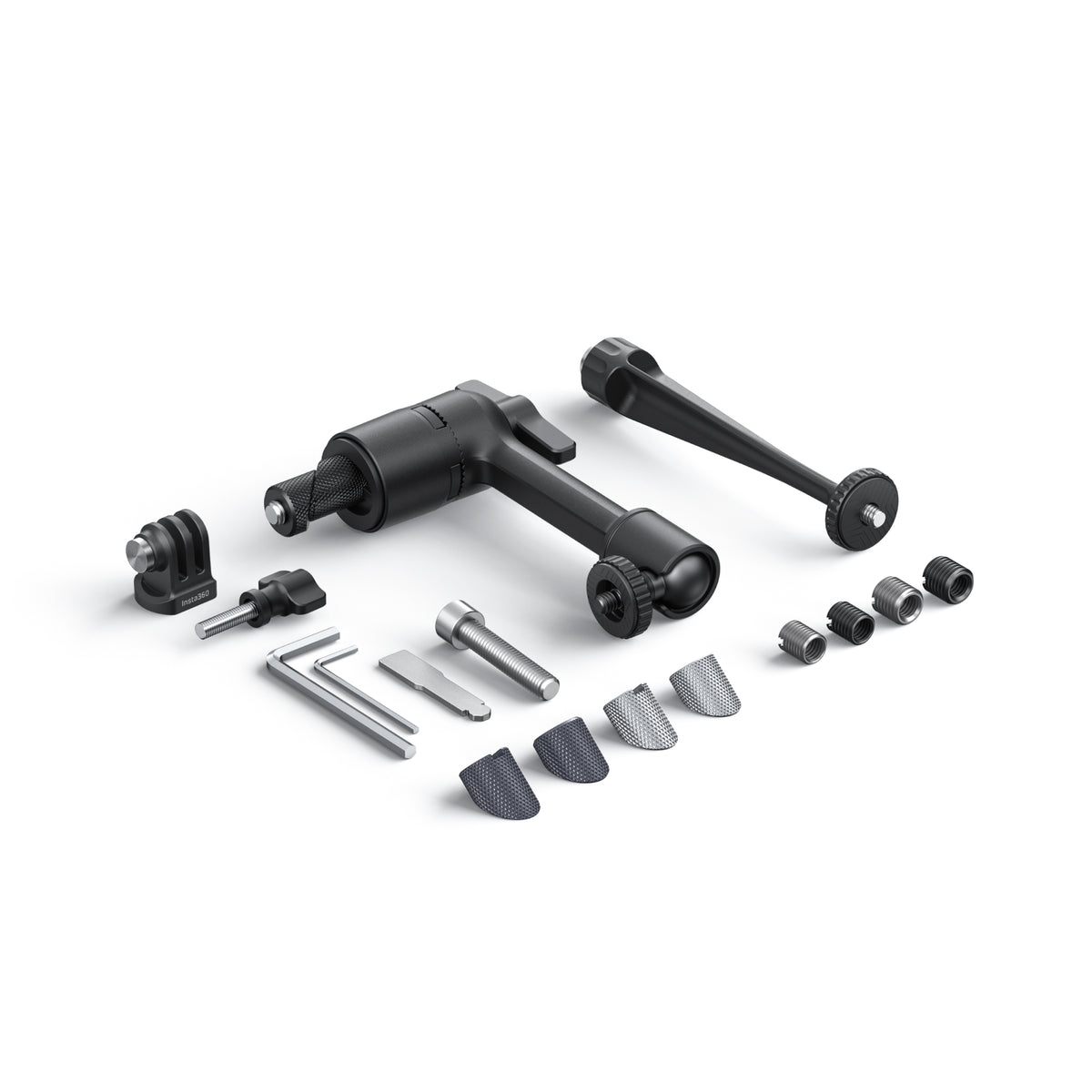 Insta360 Motorcycle Magic Arm included inserts adapters and tools