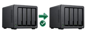 Illustration of NASCare compatible NAS migration assistance