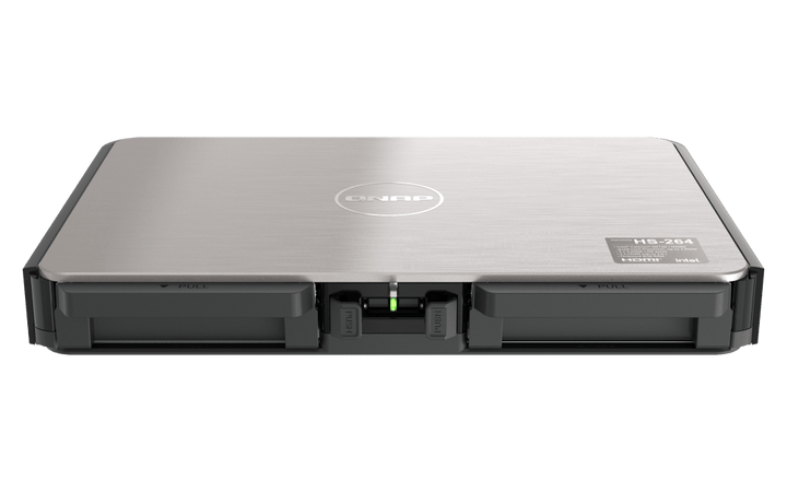 QNAP HS - 264 2 - Bay 2.5GbE/10GbE HDMI Fanless Silent NASBook - ACE Peripherals