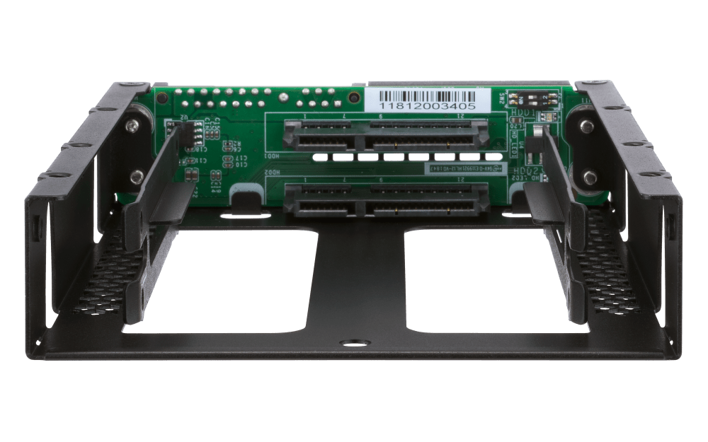 QNAP QDA - A2AR Two 2.5 - inch SATA Drives in 3.5 - inch SATA Drive Bay with RAID Support - ACE Peripherals