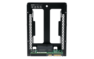 QNAP QDA - A2AR Two 2.5 - inch SATA Drives in 3.5 - inch SATA Drive Bay with RAID Support - ACE Peripherals