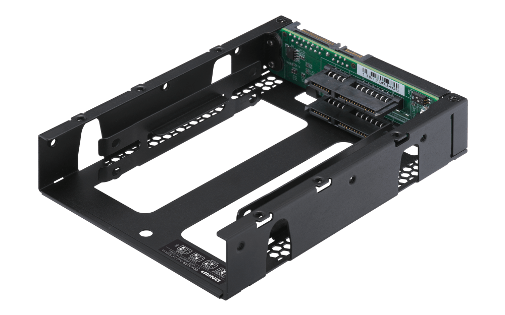 QNAP QDA - A2AR Two 2.5 - inch SATA Drives in 3.5 - inch SATA Drive Bay with RAID Support - ACE Peripherals