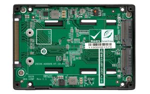 QNAP QDA - U2MP M.2 PCIe NVMe SSD to U.2 PCIe NVMe SSD Drive Bay Adapter - ACE Peripherals