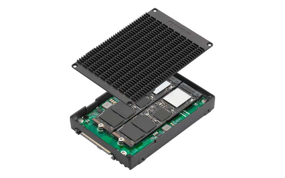 QNAP QDA - U2MP M.2 PCIe NVMe SSD to U.2 PCIe NVMe SSD Drive Bay Adapter - ACE Peripherals