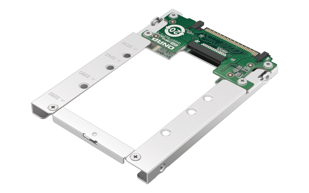 QNAP QDA - UMP4A M.2 PCIe NVMe SSD to 2.5 - inch U.2 SSD Adapter - ACE Peripherals