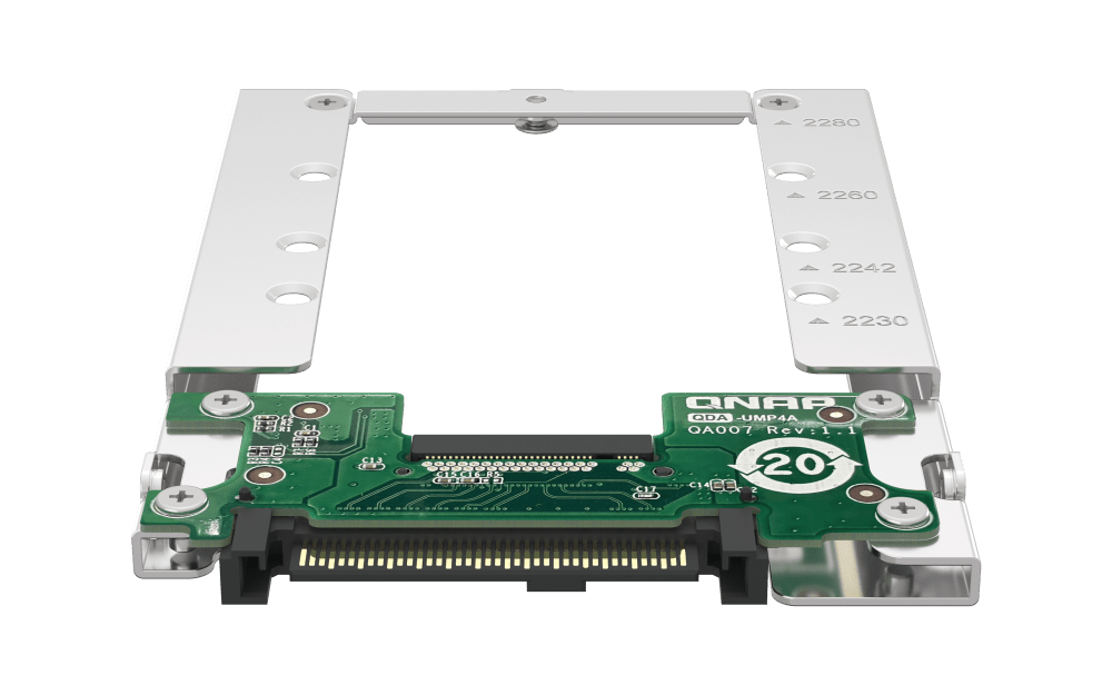 QNAP QDA - UMP4A M.2 PCIe NVMe SSD to 2.5 - inch U.2 SSD Adapter - ACE Peripherals