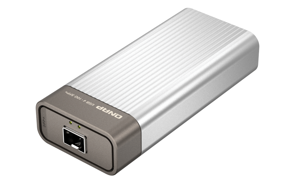 QNAP QNA - UC10G1SF USB - C Thunderbolt 10GbE SFP+ Network Ethernet Adapter - ACE Peripherals