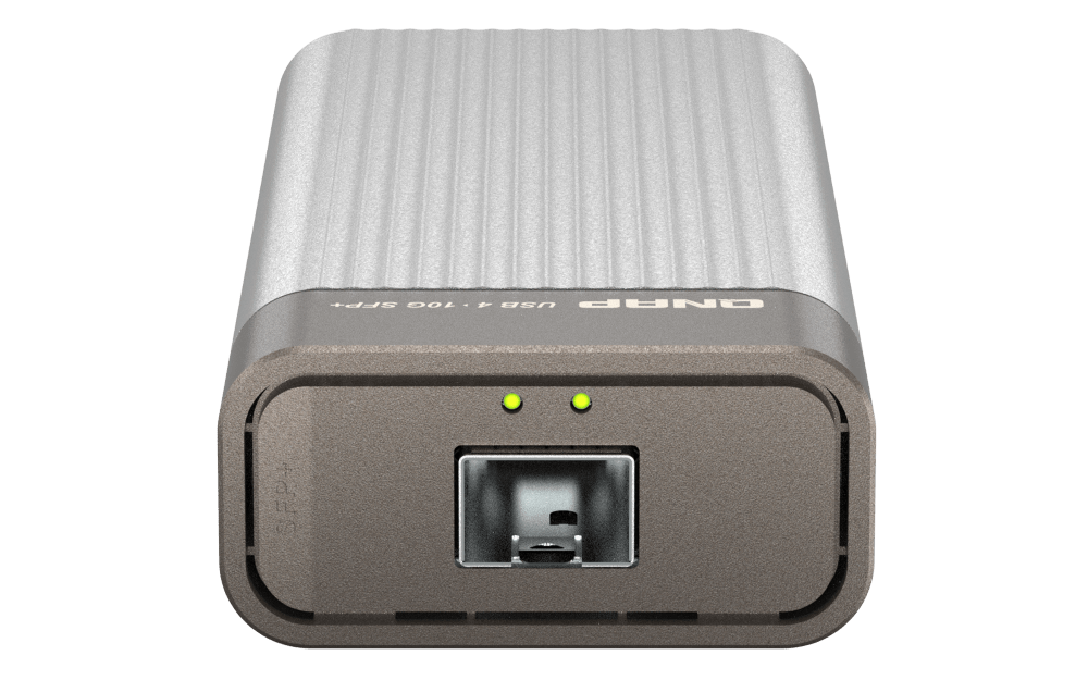 QNAP QNA - UC10G1SF USB - C Thunderbolt 10GbE SFP+ Network Ethernet Adapter - ACE Peripherals