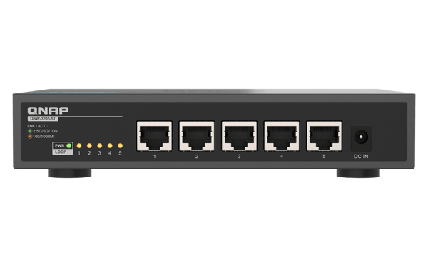 QNAP QSW - 3205 - 5T 5 - Port 10GbE Unmanaged Switch - ACE Peripherals