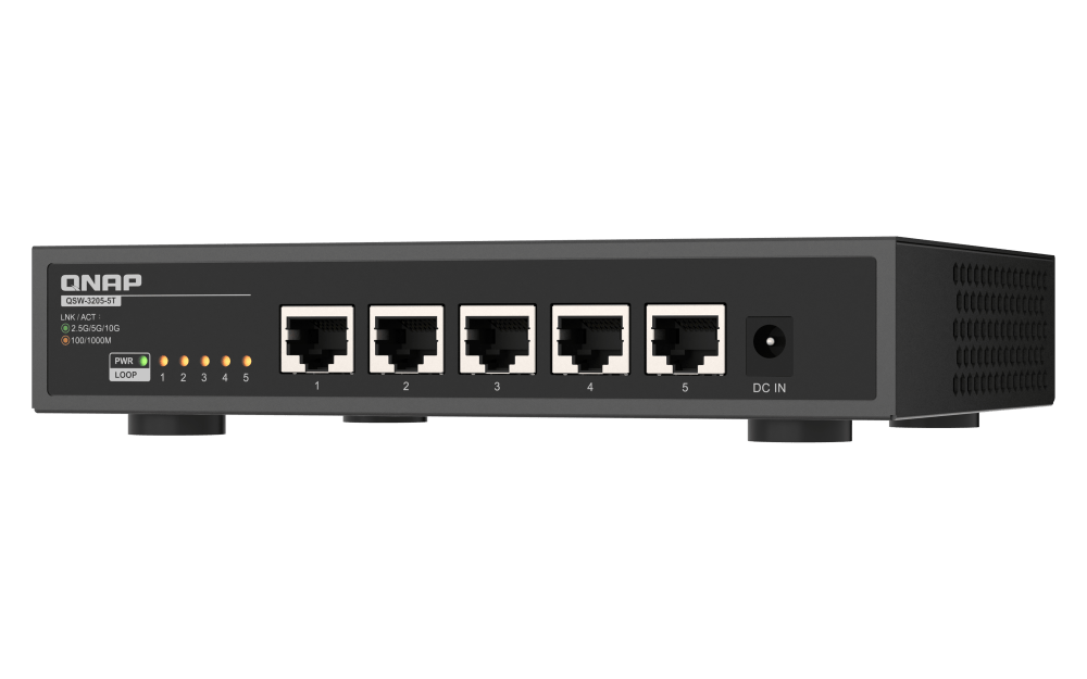 QNAP QSW - 3205 - 5T 5 - Port 10GbE Unmanaged Switch - ACE Peripherals