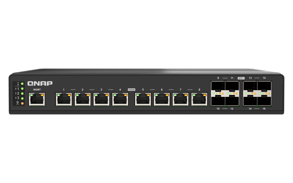 QNAP QSW - IM3216 - 8S8T 16 - Port 10GbE Industrial Managed Switch - ACE Peripherals