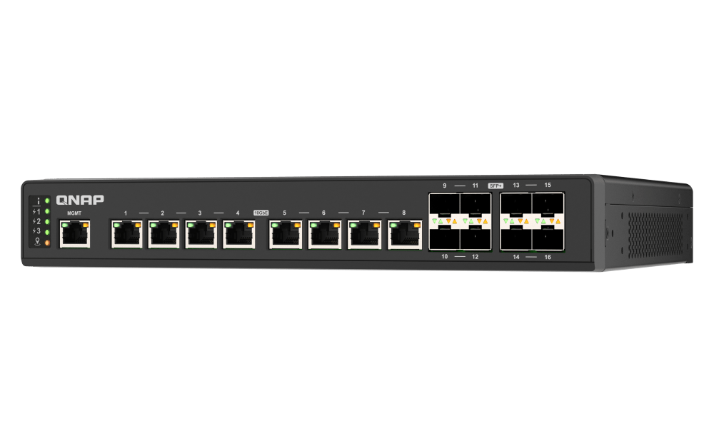 QNAP QSW - IM3216 - 8S8T 16 - Port 10GbE Industrial Managed Switch - ACE Peripherals