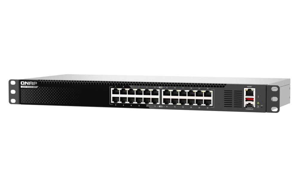 QNAP QSW - M3224 - 24T 24 - Port 10GbE L3 Managed Switch - ACE Peripherals