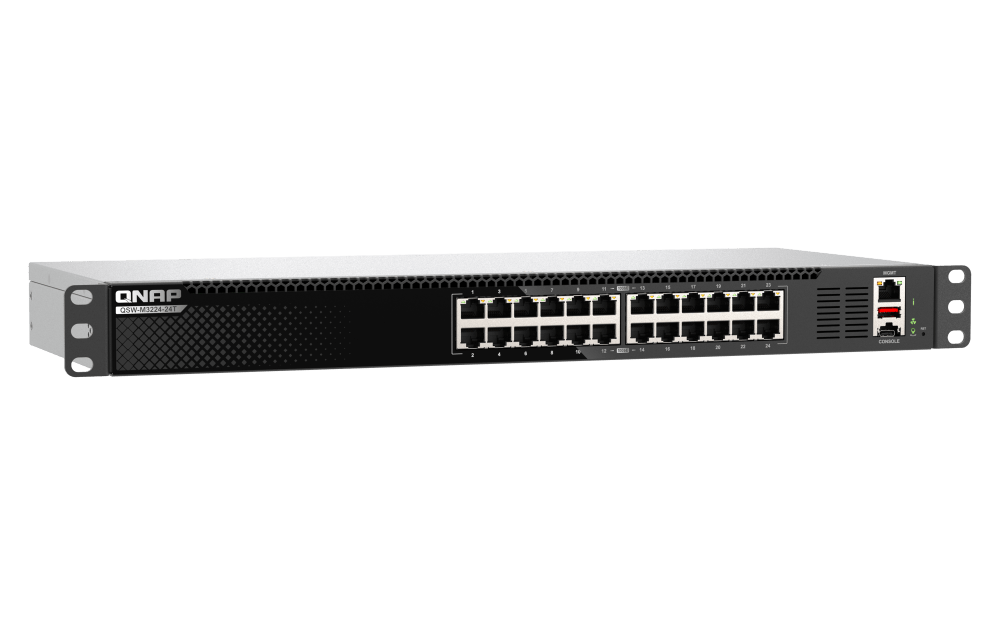QNAP QSW - M3224 - 24T 24 - Port 10GbE L3 Managed Switch - ACE Peripherals