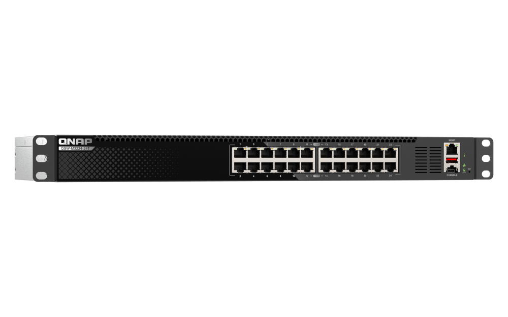 QNAP QSW - M3224 - 24T 24 - Port 10GbE L3 Managed Switch - ACE Peripherals