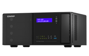 QNAP QVP - 41B 4 - Bay 2.5GbE Surveillance HDMI NVR with 16 - Port POE+ Switch - ACE Peripherals