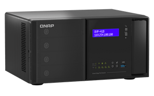 QNAP QVP - 41B 4 - Bay 2.5GbE Surveillance HDMI NVR with 16 - Port POE+ Switch - ACE Peripherals