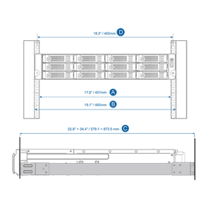QNAP Rail Kit C01/B01/B02/A02-90/A03-57/E02/E03/S01 - ACE Peripherals