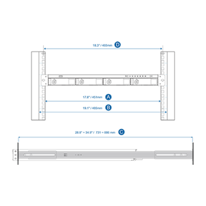 QNAP Rail Kit C01/B01/B02/A02-90/A03-57/E02/E03/S01 - ACE Peripherals
