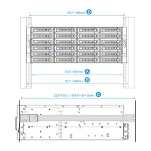 QNAP Rail Kit C01/B01/B02/A02-90/A03-57/E02/E03/S01 - ACE Peripherals