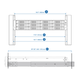 QNAP Rail Kit C01/B01/B02/A02-90/A03-57/E02/E03/S01 - ACE Peripherals