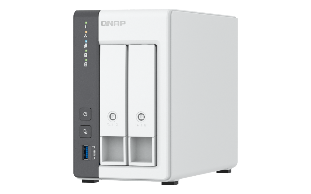 QNAP TS - 216G 2 - Bay 2.5GbE AI Tower NAS - ACE Peripherals