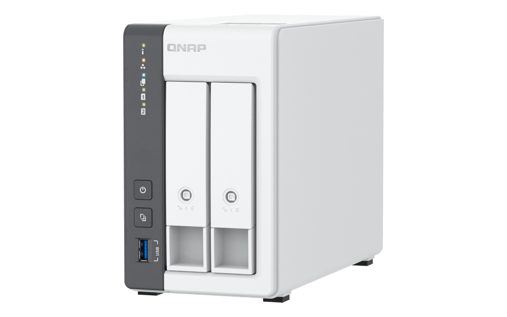 QNAP TS - 216G 2 - Bay 2.5GbE AI Tower NAS - ACE Peripherals