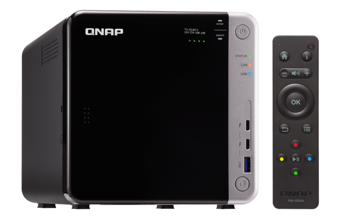 QNAP TS - 453BT3 4 - Bay Thunderbolt 10GbE Tower NAS - ACE Peripherals