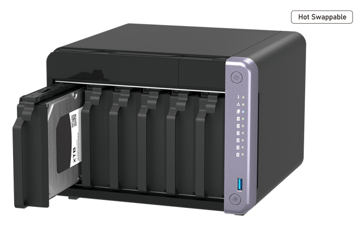 QNAP TS - 632X 6 - Bay 2.5GbE/10GbE Tower NAS - ACE Peripherals