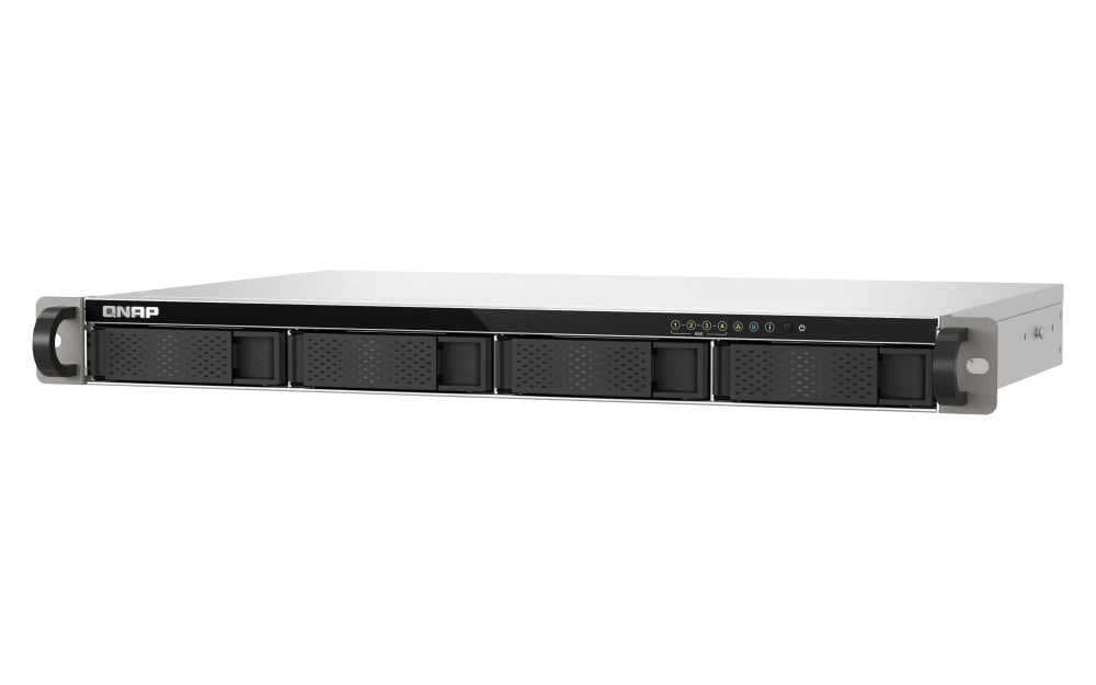 QNAP TS - h433eU 4 - Bay Compact 1U Short - Depth Rackmount NAS - ACE Peripherals