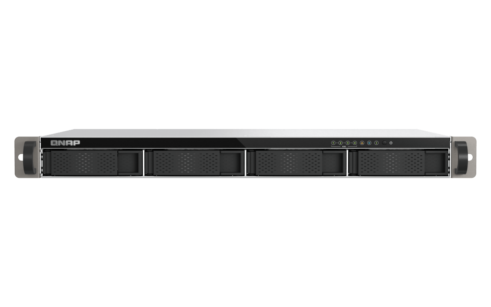 QNAP TS - h433eU 4 - Bay Compact 1U Short - Depth Rackmount NAS - ACE Peripherals
