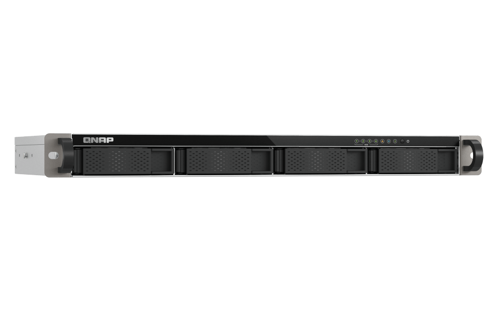 QNAP TS - h433eU 4 - Bay Compact 1U Short - Depth Rackmount NAS - ACE Peripherals