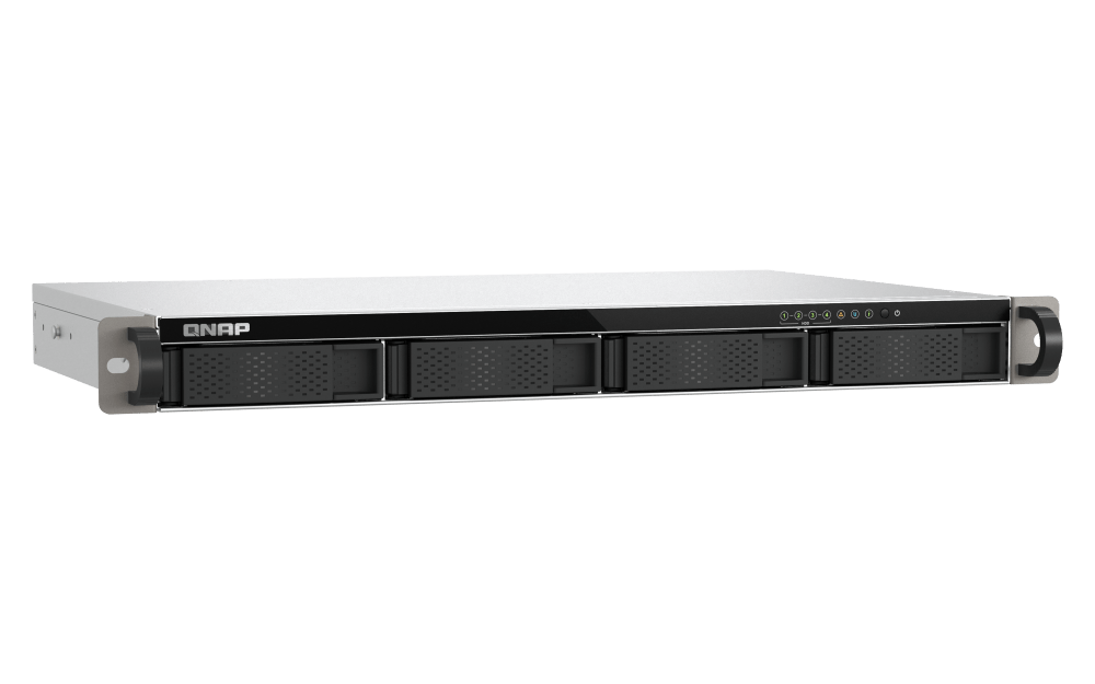 QNAP TS - h433eU 4 - Bay Compact 1U Short - Depth Rackmount NAS - ACE Peripherals