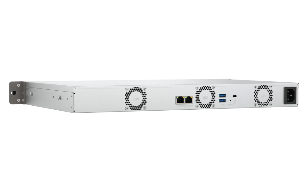 QNAP TS - h433eU 4 - Bay Compact 1U Short - Depth Rackmount NAS - ACE Peripherals