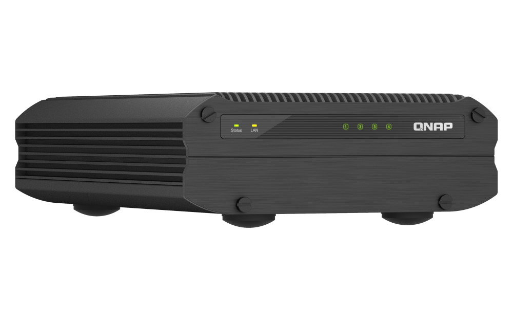 QNAP TS - i410X 4 - Bay 10GbE HDMI SSD Fanless Industrial All - Flash NAS - ACE Peripherals
