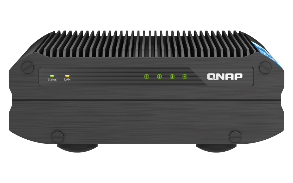 QNAP TS - i410X 4 - Bay 10GbE HDMI SSD Fanless Industrial All - Flash NAS - ACE Peripherals