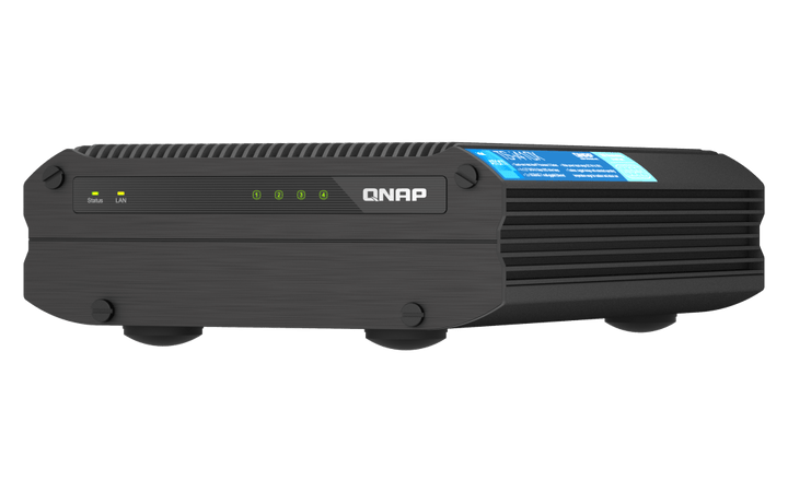 QNAP TS - i410X 4 - Bay 10GbE HDMI SSD Fanless Industrial All - Flash NAS - ACE Peripherals