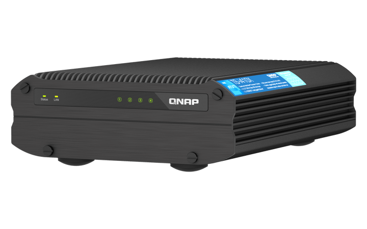 QNAP TS - i410X 4 - Bay 10GbE HDMI SSD Fanless Industrial All - Flash NAS - ACE Peripherals