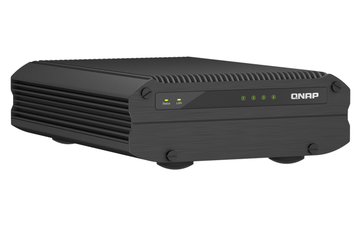 QNAP TS - i410X 4 - Bay 10GbE HDMI SSD Fanless Industrial All - Flash NAS - ACE Peripherals