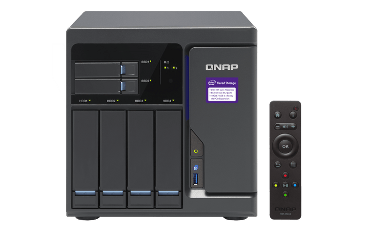 QNAP TVS - 682 6 - Bay NVMe SSD HDD HDMI Tower NAS - ACE Peripherals